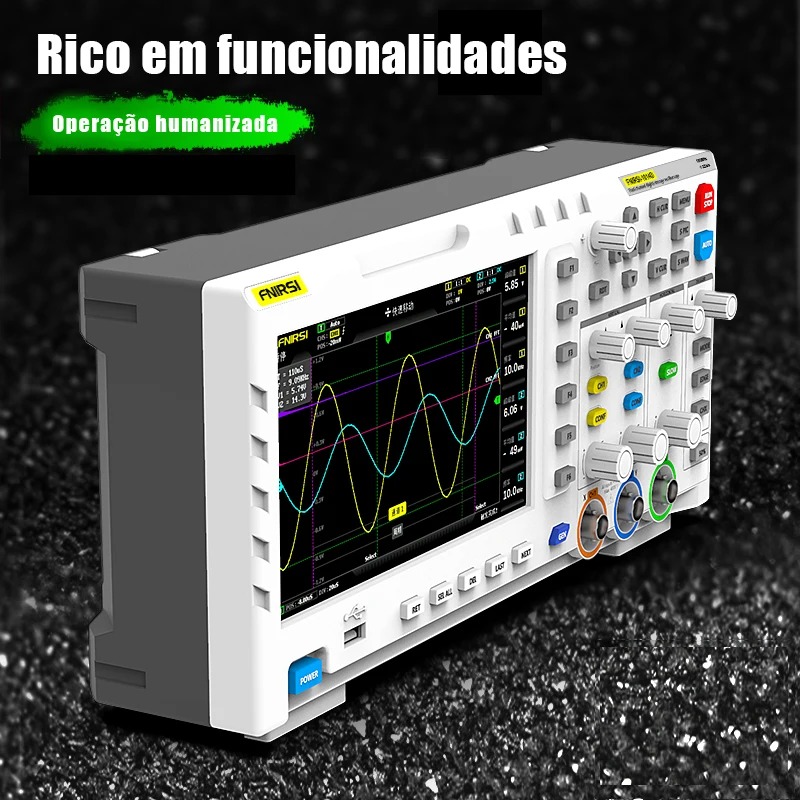 FNIRSI 1014D Digital Oscillosc - đánh giá và giá Digital Storage Oscilloscope 100Mhz